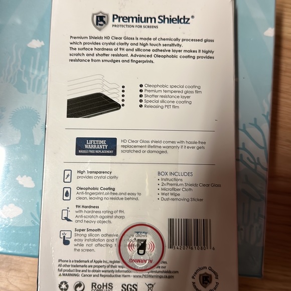 Premium Shieldz 2-pack screen protectors for iPhone 14 pro max new - Picture 2 of 2